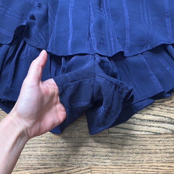 Saints + Secrets Navy Blue Ruffle Mini Romper - Picture 7 of 12